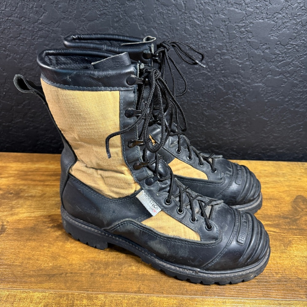 Danner Acadia 21210 Black Tan‎ Leather Cordura Tactical Boots Mens 8.0EE